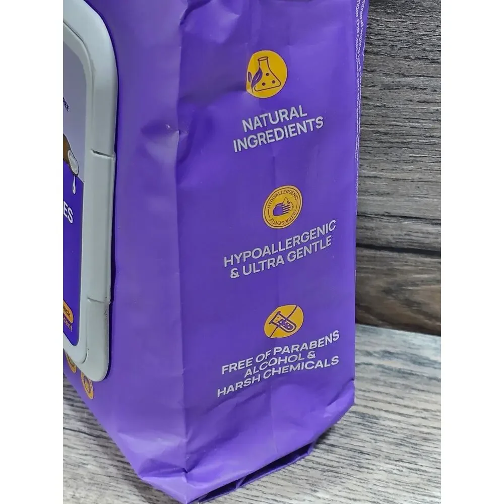 HICC PET Deodorizing Pet Glove Wipes Coconut Scent 20 Count